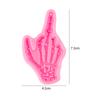 Heart Shape Keychain Casting Silicone Molds Dog Paw Print Resin Molds for Key Chain Pendant Making Epoxy Resin Craft Jewelry DIY