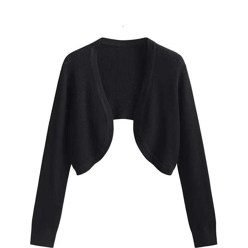 White Summer Knit Shawl Cardigan Dress Cover-up for Women