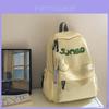 Nylon Casual Large Capacity Backpack For Travel And School With Letter Print Design For Men And Women