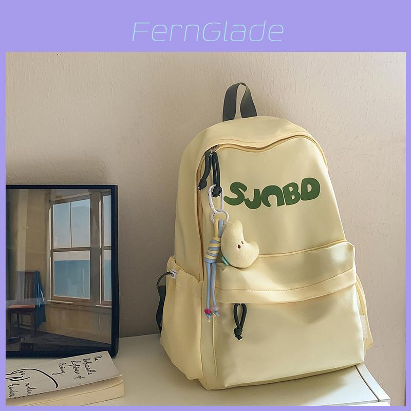 Nylon Casual Large Capacity Backpack For Travel And School With Letter Print Design For Men And Women