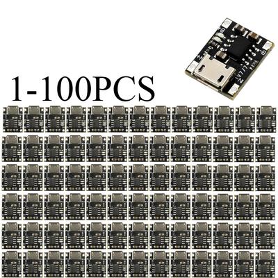 1-100PCS 5V 1A Micro USB Development Board Module Compatible 4056 Charging Module With Protection Dual Functions Li-ion