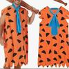 Adult Halloween Yellow Spotted Cosplay Costume - Men's Orange Print