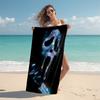 1Pc Crystal Skull Reflection Beach Towel Microfiber Beach Towel Thin Absorbent For Beach Swimming Yoga Bath Sports 0917129