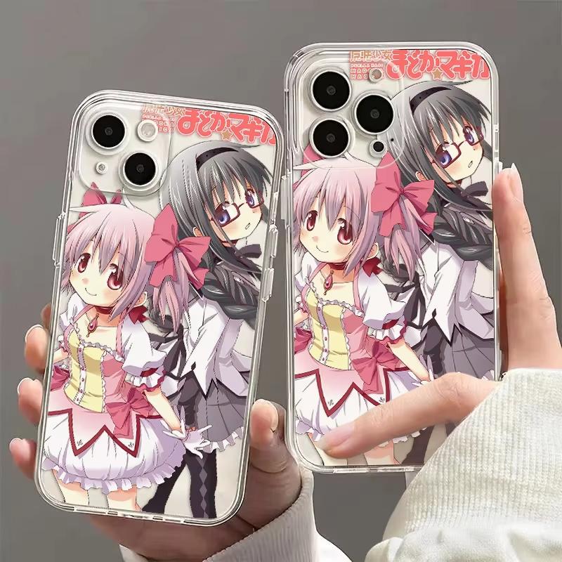 Puella Magi Madoka Magica Phone Case For iPhone 17 Air 16 e 15 14 13 12 11 Pro Max Plus Mini SE 2020 2022 Anime Funda Coque