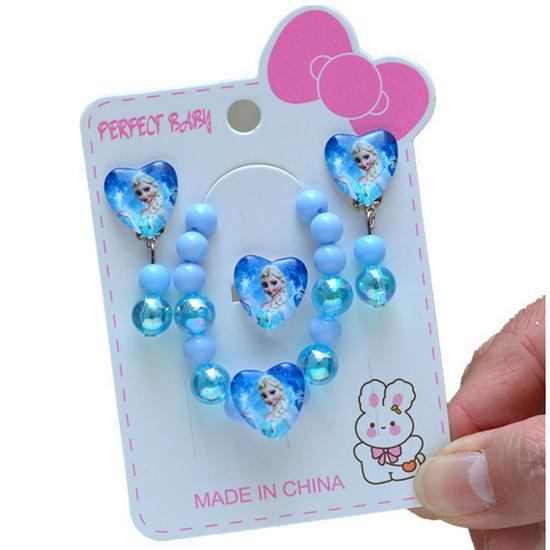 Colorful Sparkle Bead Bracelet for Kids - Princess Jewelry Gift