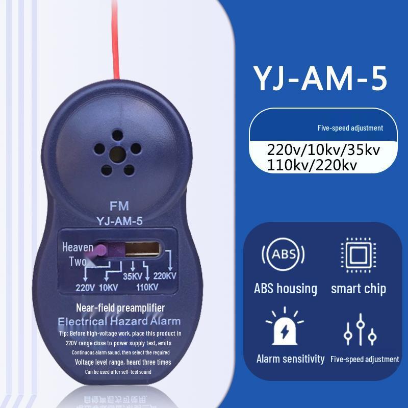 Electrician Hat with Voice-Induced Proximity Alarm for Static Electricity Warning and Anti-Shock Safety