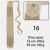 LISI HAIR Długie proste falowane syntetyczne włosy z kucykiem damskie do noszenia na co dzień to ekstra 85 cm kucyk z włosów