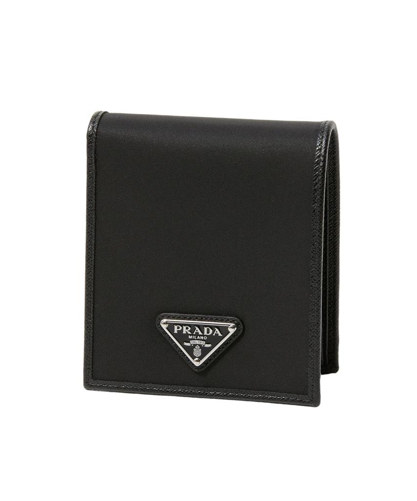 Prada Men's Re-Nylon Bi-fold Wallet, 2MO738 2DMH, NERO [Parallel Import]