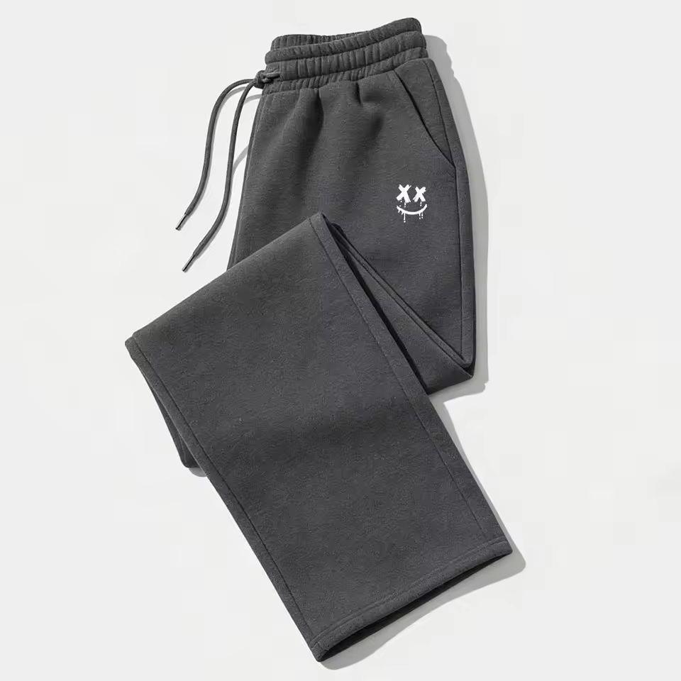 Y2K Gothic Print Unisex Lace-up Wide Leg Sweatpants