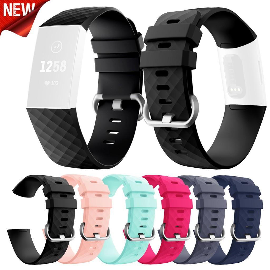 

New Fashion Sports Silicone Bracelet Strap Band For Charge 4