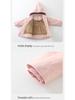 DUUDUU Baby Girl Padded Set: New 2025 Korean Style Cotton Outfit for Toddlers - Autumn/Winter.
