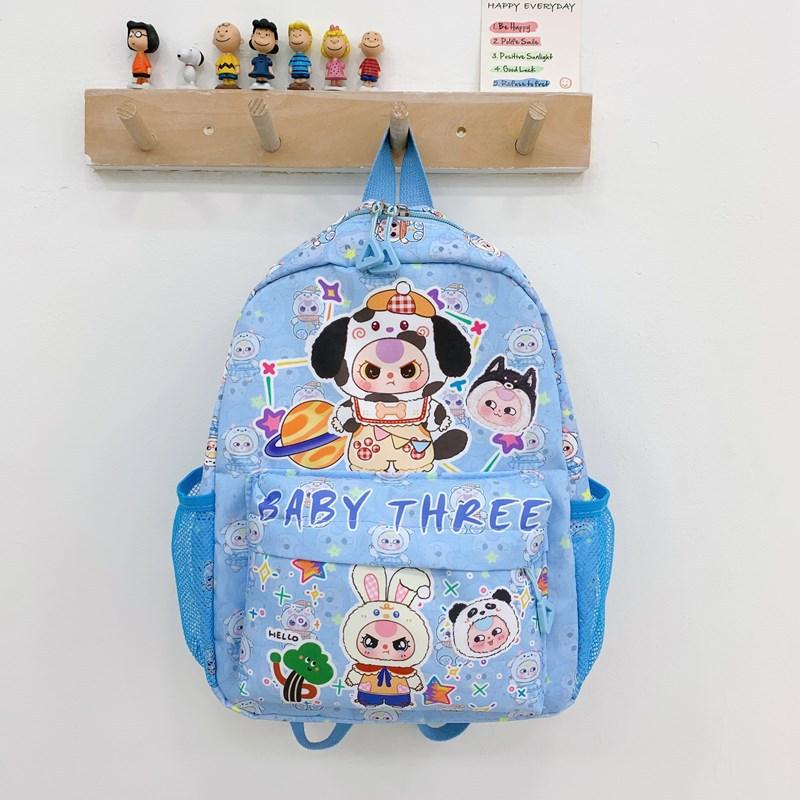 New Cartoon Children's Schoolbag Cute Large Capacity Ultra-light Small Backpack Printed Kindergarten Backpack Bag
