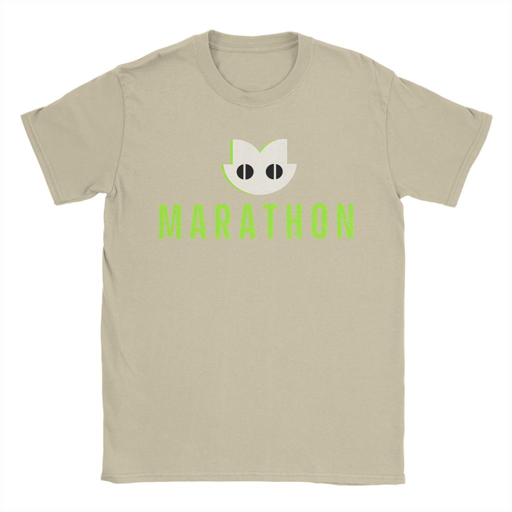 Humor Game Marathon Collection TShirts Men Crewneck 100 Cotton T Shirts Short Sleeve Tees Plus Size Clothes