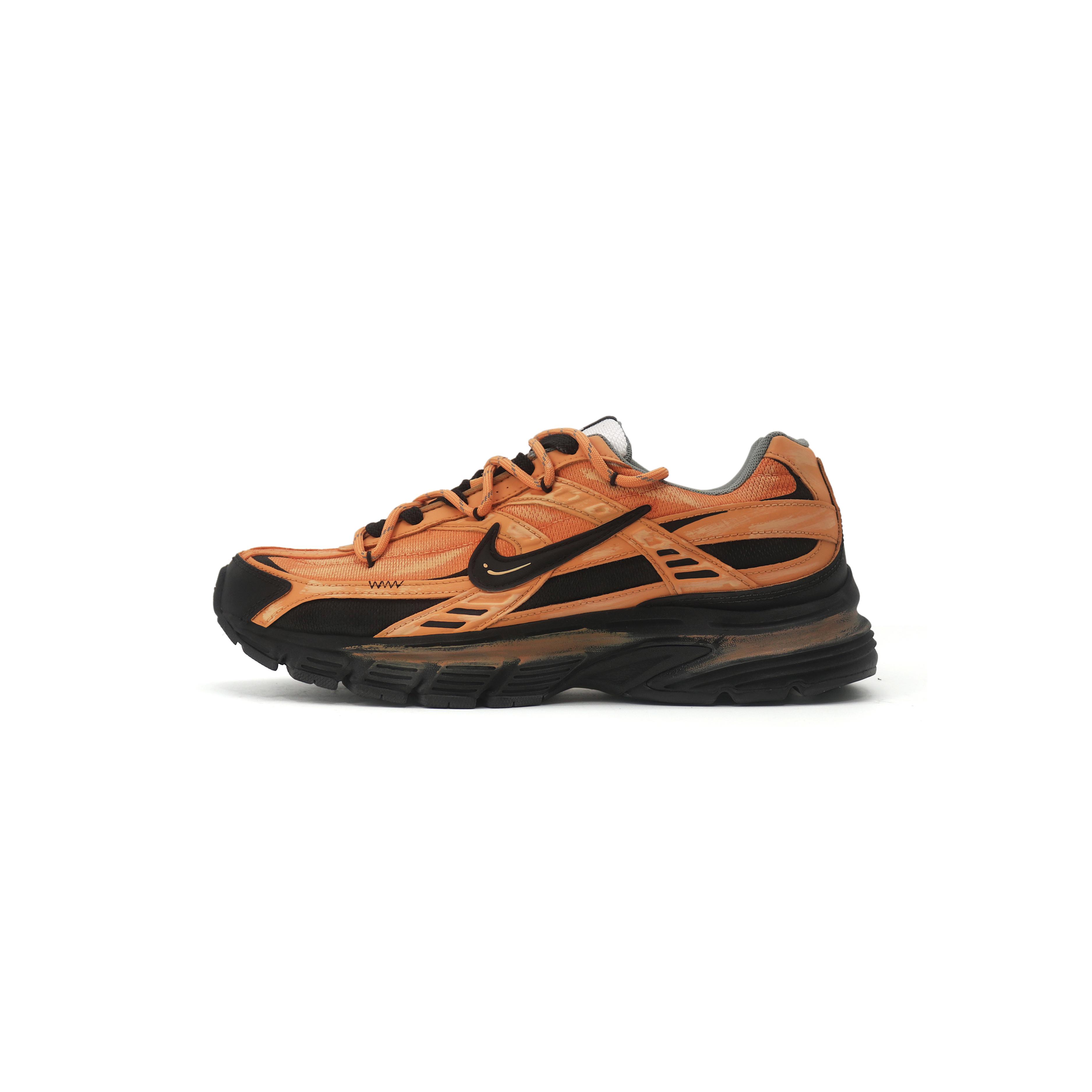 

Nike Initiator Abrasion Resistant Breathable Low top Casual City Commuting Running Shoes Unisex Black Orange IO7609-101(Team1306-) 39