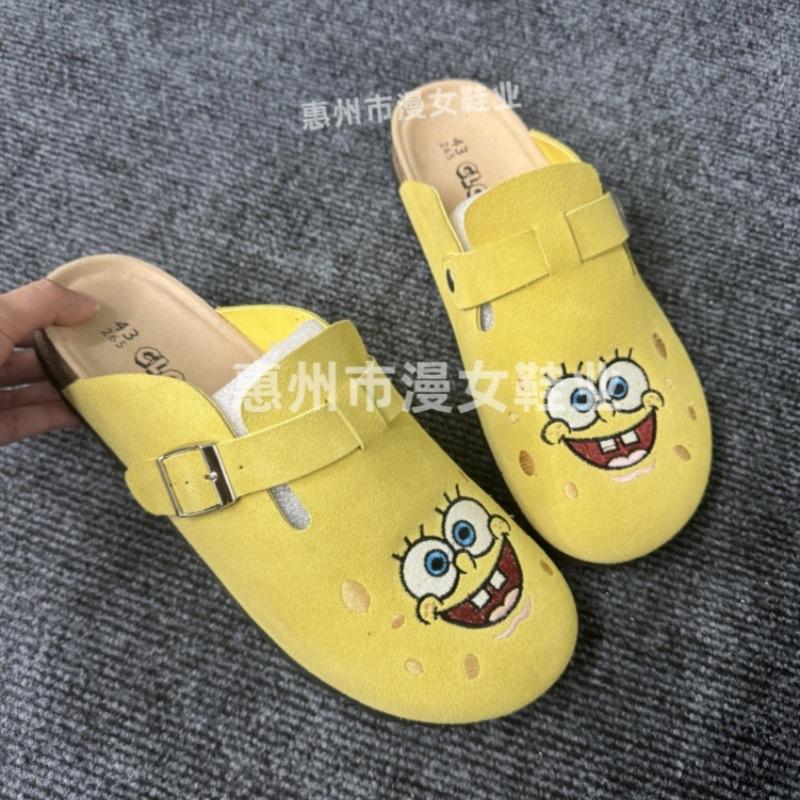 

Высококлассная милая мультяшная сумка, голова, полуботинки, мужские и женские туфли на платформе 35 жёлтый