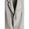 H M Regular Fit Coat ligHt Grey