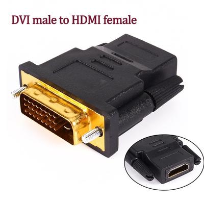 Dijital Hdtv Lcd için Dvi 24 + 1 Erkek - Kadın Pc Kablo Adaptörü Dönüştürücü