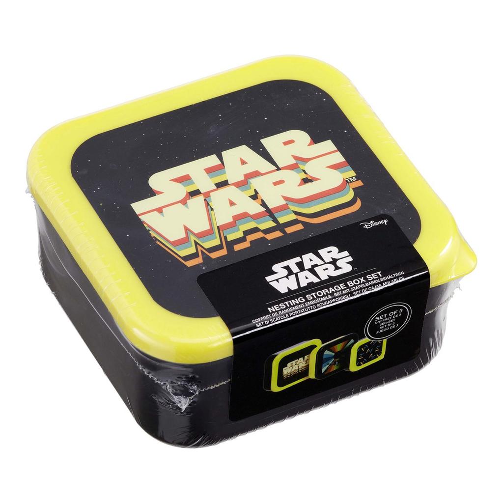 Star Wars Vehicles PVC Retro Lunch Box Set (Pack of 3)