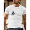 Merry Christmas Men's Short Sleeve T-shirt Summer T-shirt Top,Cool, Casual