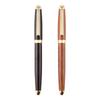 Brass & Sandalwood Signature Ballpoint Pen - Retro Rosewood Rollerball, Custom Engraving Available.