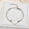 Stainless Steel Religious Totem Adjustable Bracelet - Luxury & Versatile Hand Jewelry