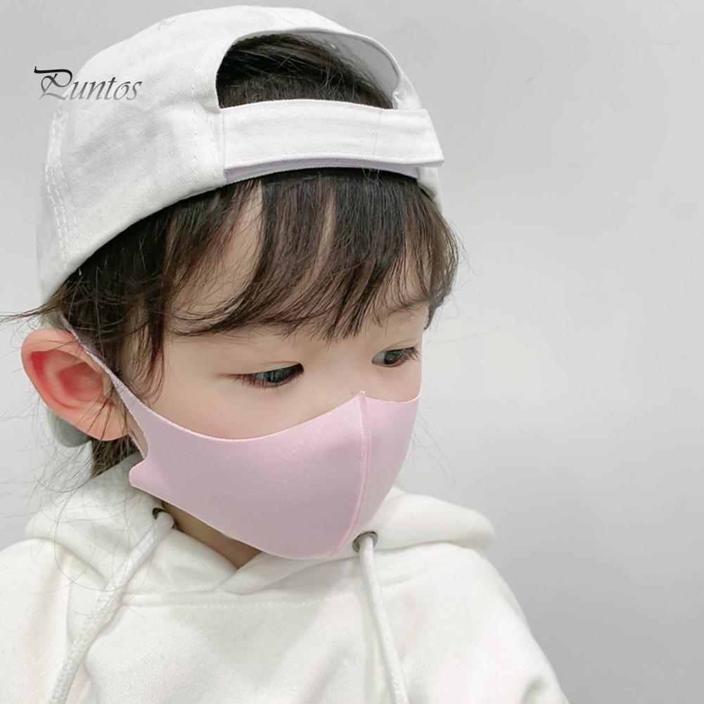 Puntos Dust-proof Kids Protective Breathable Washable Anti Droplet Face Mouth Mask