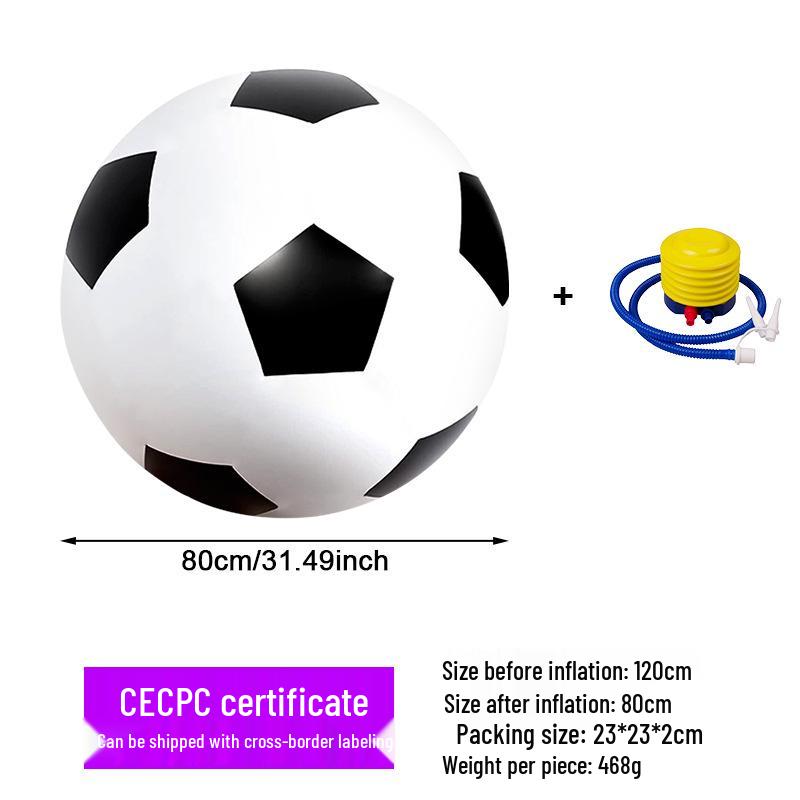 Eco-Friendly PVC Inflatable Colorful Football for Parent-Child Games