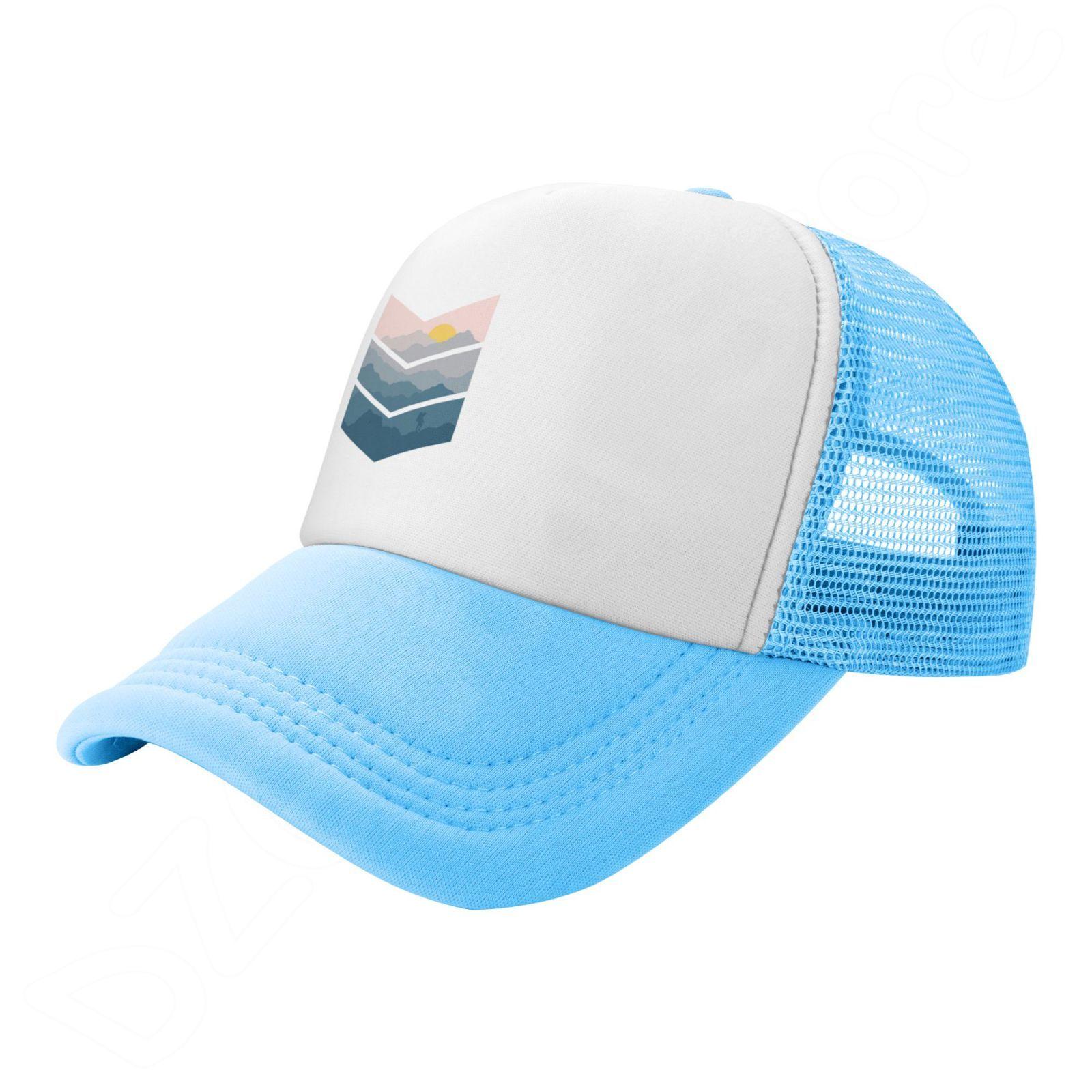 

Сетчатая шляпа дальнобойщика для горных походов для мальчиков, детская бейсбольная кепка Snapback для малышей, детская сетчатая шляпа, защита от солнца One Size