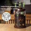 Coffee Beans Vacuum Sealed Tank Household Glass Food Storage Tank Moisture-proof Air Extraction Transparent Storage Tank