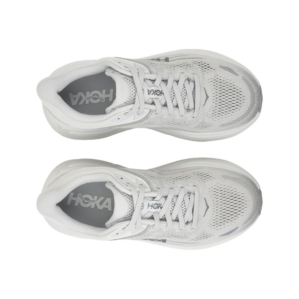 HOKA Bondi 9 Wide Stardust Silver Scarpe da Ginnastica Donna Grigio 1162014-SDSTS