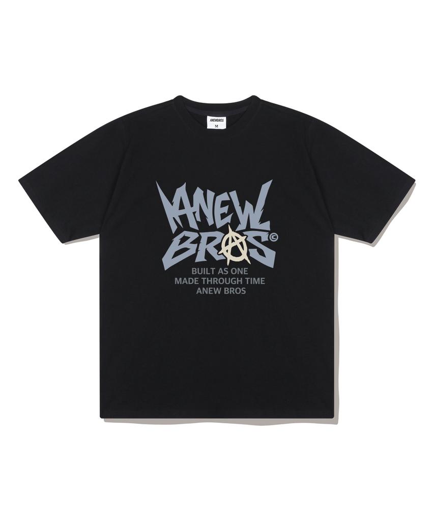 ANEWBROS Manifest Oversized Short Sleeve T-Shirt 6 Colors [Anse_2003] (A Type)
