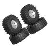 Remote Control Model Rubber Car Supplies Beadlock Wheel Mud Terrain Tires Set Wheel Tires Detachable Fine Car Parts