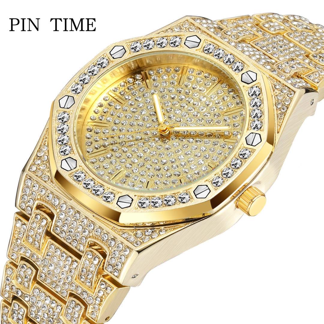 

Новые часы PINTIME Starry Diamond с большим циферблатом, полным бриллиантов