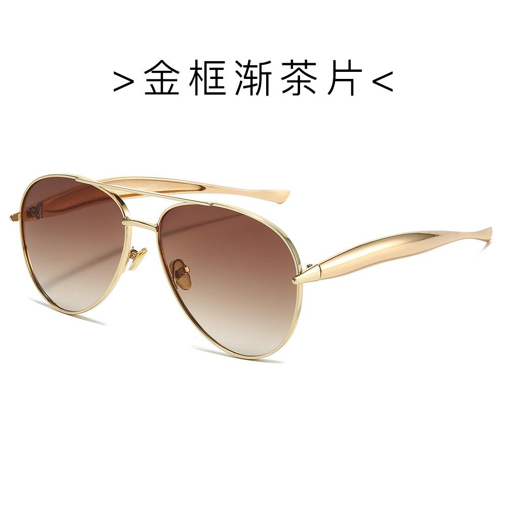 

Retro Gold Aviator Sunglasses for Women Men 2025 Metal Oversized 70s Aviators Sun Glasses
