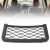 Car Storage Net Bag Back   Side Phone Holder Organize Resilient GPS Black 8.5 * 20cm
