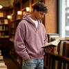 Men's Digital Print Hoodie Casual Long Sleeve Hooded Sweatshirt with Ribbed Texture