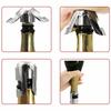 Stainless Steel Sparkling Wine Stopper Double Button Champagne Stopper for Home and Bars Bubble Fizzy Bottles from 15-20mmMakeup