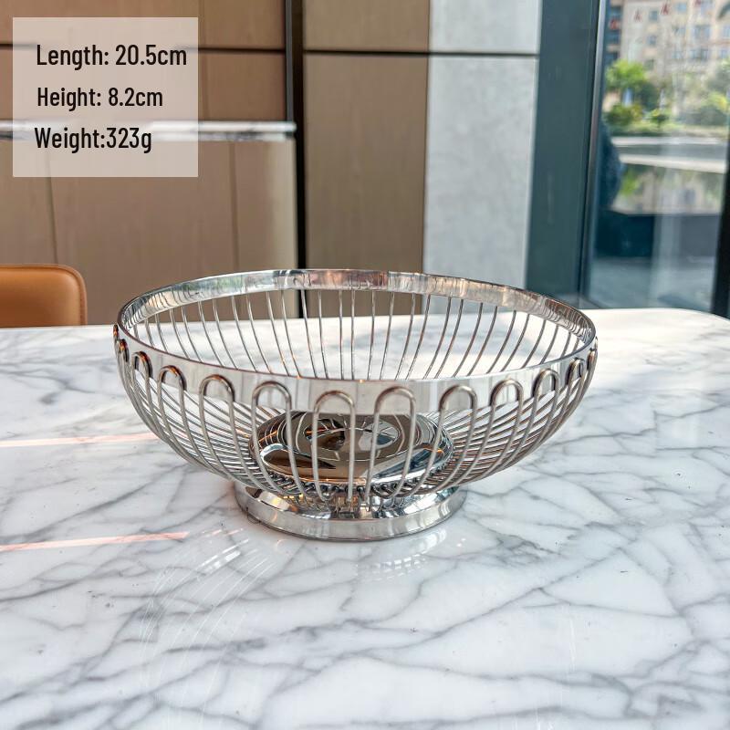 Stainless Steel Fruit & Snack Storage Basket