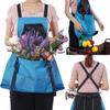 Large Pocket Gardening Apron with Quick Release for Harvesting