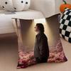 Intense POP Singer LLewis Capaldi Cushion Cover Throw Pillow Cover Hidden Button Durable Polyester Chair Cushion