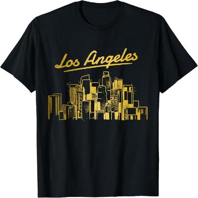 Los Angeles Skyline LA Vintage Kalifornien T-Shirt