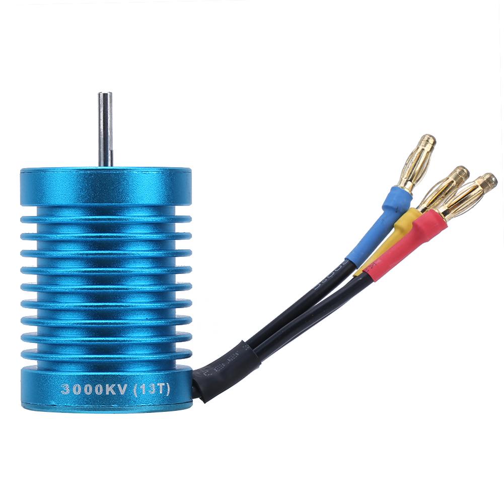 13T 3000KV Brushless Motor Replacement Upgrade Accessory Fit for 110 RC Car