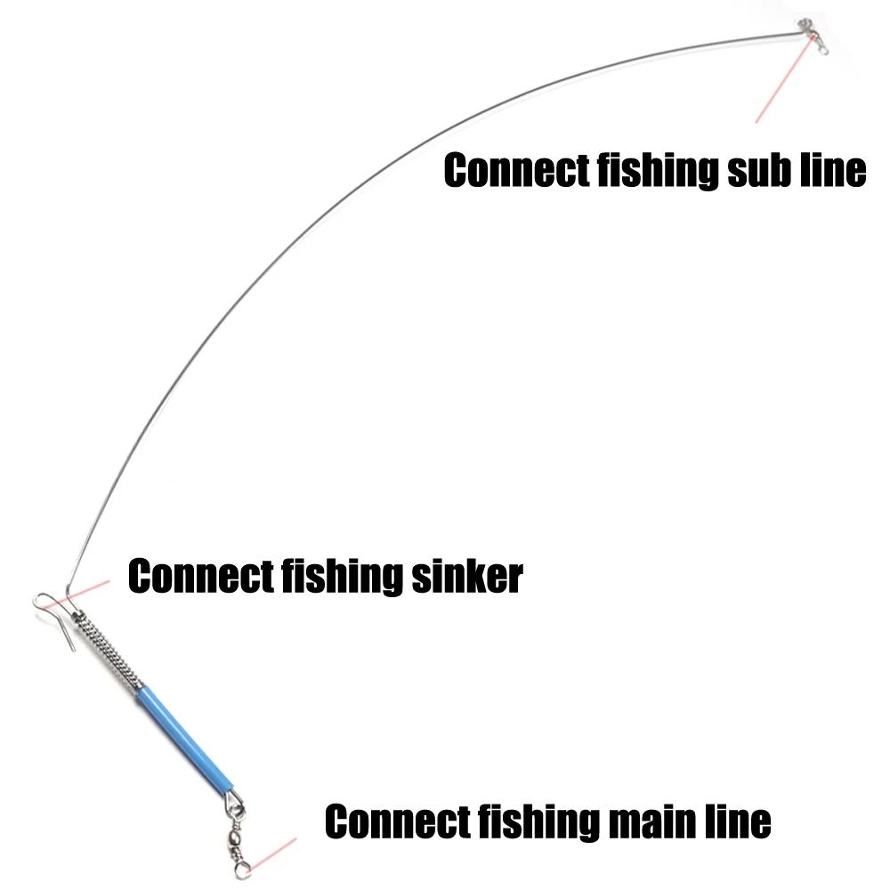 20pcs Saltwater Fishing Rig Arms Branches with Swivels Stainless Wire Arms Balance 20cm 30cm 40cm