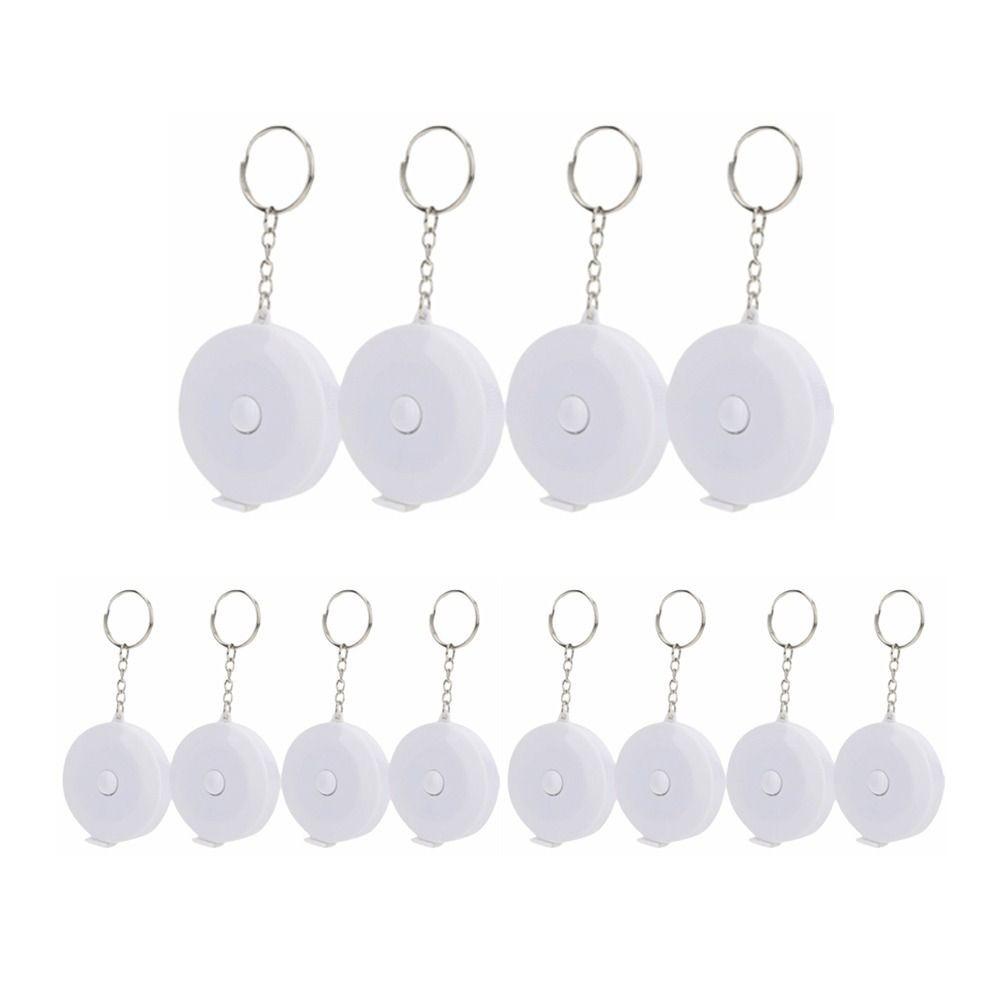 

12PCS PVC Fish Measuring Ruler Retractable Tape Measure Measuring Tape Ruler Fishing Tackle Tool 1.5m/60inch
