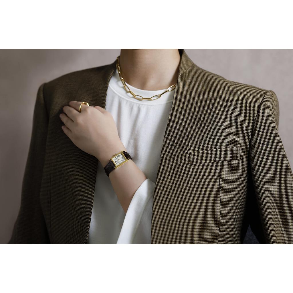 SEIKO SELECTION SSEH002 Damenuhr Batteriebetrieben Quarz nano universe Kollaboration Quadrat