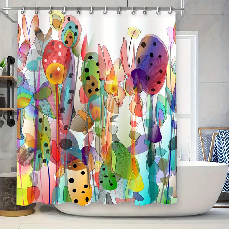 

Blue Lagoon Bathing Shower Curtain Waterproof Decor For Bathroom Home Decoration Surfboard Pattern 3D Printing Shower Panels Wit W60H190(CM)-1 Pcs