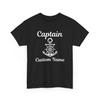 Gepersonaliseerd Kapitein T-shirt, Gepersonaliseerde Kapiteinsnaam, Kapitein Kerstmis, Jachtcadeau, Cruise T-shirt, Cadeau Voor Kapitein, Zeilshirt, Nautisch T-shirt