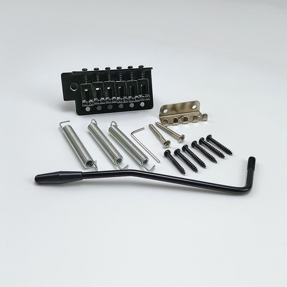 Fender ST Single Tremolo Bridge, Six-String Through-Body Vibrato System, Electric Guitar Accessory - Silver, Black, Gold.