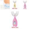 Kids Manual Ushaped Silicone Toothbrush For Oral Hygiene With Soft Bristles For Babies