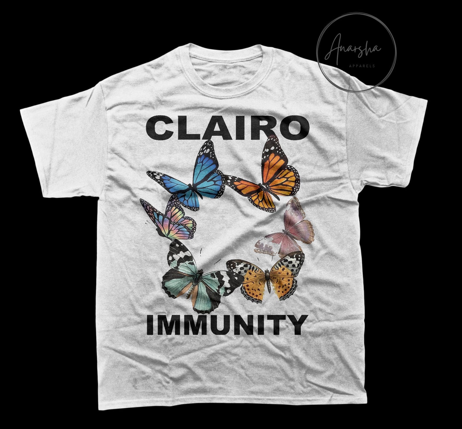 Clairo Immunity T-shirt – Butterfly Graphic Tee L